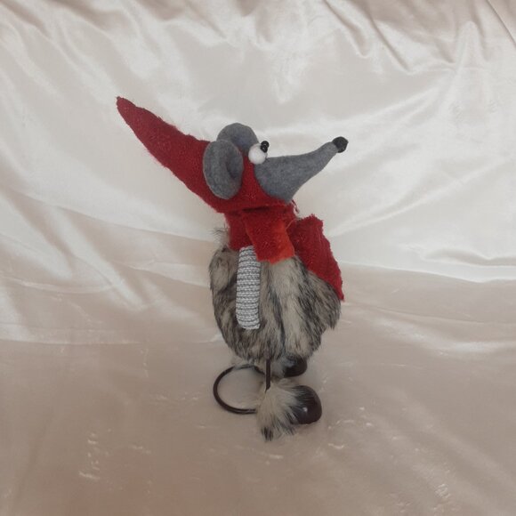 *NEW* Springy Bobble Head Body Christmas Mouse - Picture 2 of 5